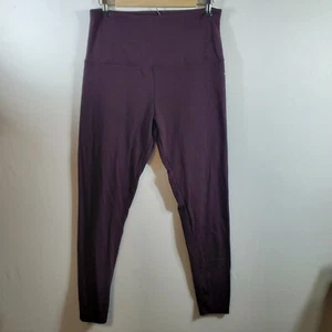 Leggings de yoga para mujer Tuff Athletics tiro alto púrpura oscuro L nuevos sin etiquetas - Imagen 1 de 9