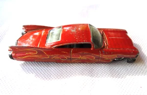 Hot Wheels rojo personalizado Cadillac GM 2001 diecast 1:64 - Imagen 1 de 5