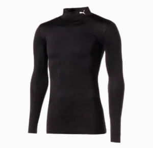 PUMA 656331 Men's Innerwear Compression Mock Neck Long Sleeve Shirt - Picture 1 of 6