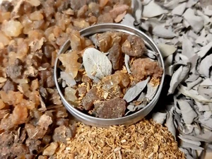 Incense SUMMA PURGATIO Myrrh Palo Santo Salvia Bianca PURIFICATION PROTECTION - Picture 1 of 3