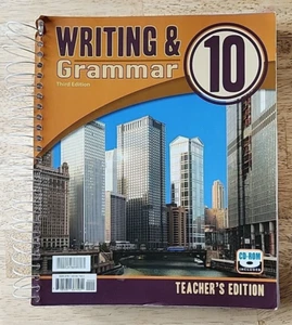 BJU Writing And Grammar 10 Teachers Edition Key with CD Rom 3rd Edition - Picture 1 of 4