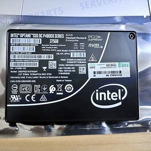 HPE Intel Optane P4800x 375GB 2.5'' U.2 NVME PCIE SSDPE21K375GAP 877718-001 SSD - Picture 1 of 7