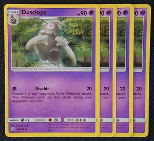 Pokemon Cards 4x Dusclops 84/236 Playset Cosmic Eclipse NM/M - Picture 1 of 1