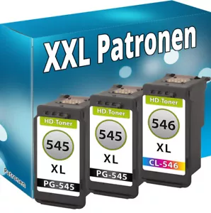 TINTE PATRONEN PG-545 + CL-546 XL für CANON MG2550 MG2555 MG2950 MX494 MX495 - Afbeelding 1 van 13
