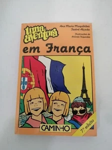 VTG 00´s Portuguese Kids teenager livro book "Uma aventura na França" #28 - Picture 1 of 2