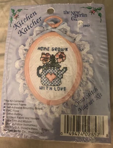 The New Berlin Co Home Grown With Love Count Cross Stitch Vintage Kit Made InUSA - Picture 1 of 2