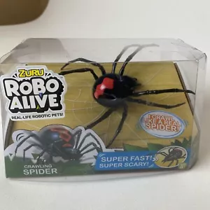 Robo Alive Crawling Creepy Hairy Spider Battery-Powered Robotic Toy by ZURU - Picture 1 of 8