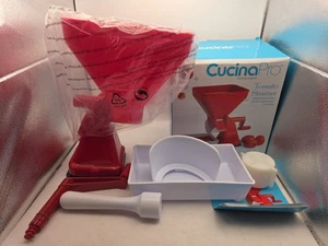 CucinaPro Tomato Strainer- Easily Juices w No Peeling Deseeding NEW OPEN BOX - Picture 1 of 9