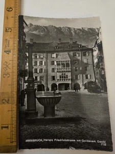 Postal de la década de 1940 Innsbruck Austria techo dorado Dachl Tiroler Kunstverlag - Imagen 1 de 2