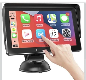 7" HD Wireless Touch Screen Apple CarPlay and Android Auto - Picture 1 of 5
