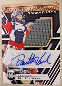 2020 Panini Elite DAULTON VARSHO MLB Diamondbacks AUTOGRAPH & JERSEY Swatch /299 - Picture 1 of 2