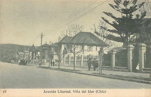 Chile - VIÑA DEL MAR - Avenida Libertad - Ed. Libreria Cervantes 19 - Imagen 1 de 2