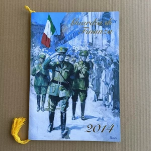 Historischer KALENDER der FINANZWACHE von 2014 mit Kordel LR399 - Bild 1 von 1