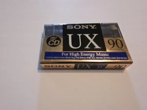 NEU VERSIEGELT Sony UX 90 Typ II High Bias leere Audiokassette Band 90 Minuten - Bild 1 von 4