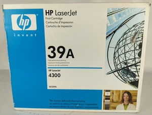 Cartucho de tóner negro HP 39A (Q1339A) compatible con LaserJet 4200 4300 - OEM - nuevo sellado - Imagen 1 de 6
