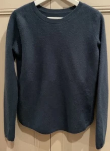 JIGSAW pure cashmere jumper in dark teal Sz S - Picture 1 of 3