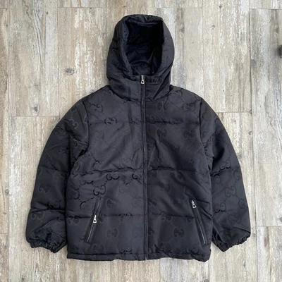 GUCCI GG  Monogram Puffer Jacket - Black, size XL - Image 1 of 4