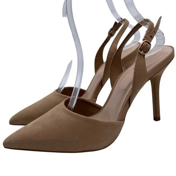 Zapatos de mujer Aldo con cordones talla 7,5 marrón tostado gamuza cuero punta Foto 1 de 4