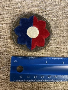 Parche INV11577 de la Segunda Guerra Mundial de la 9ª División de Infantería del Ejército de los Estados Unidos - Imagen 1 de 3