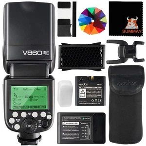 V860IIS TTL Blitzset für Sony Kameras 1/8000s HSS GN60 mit Akku Bat... - Bild 1 von 7