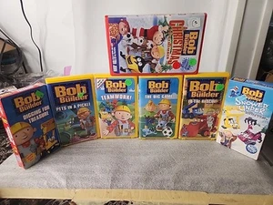 Bob the builder vhs lot Of 7 Christmas Clamshell And Paper Case Children Tv - Picture 1 of 5