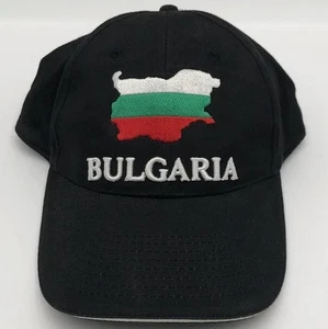 Baseballmütze Bulgarien Länderkarte Flagge verstellbar Klettverschluss Riemen hinten Mütze - Bild 1 von 11