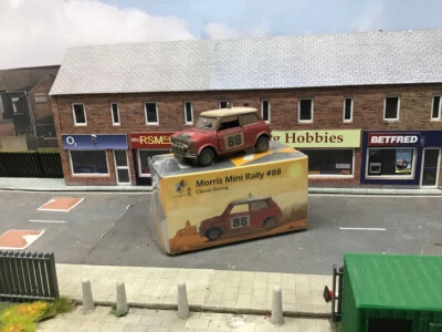 1/50 Morris Mini Rally #88 weathered tiny City/ Tiny Diecast - Image 1 of 4