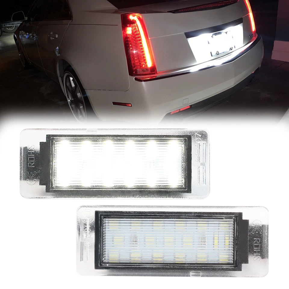 Luces de etiqueta de lámpara de matrícula LED para Chevy Corvette Cadillac Buick GMC 2012~20 Foto 1 de 4
