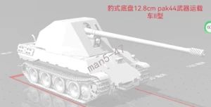 3D Printed 1/72D Series Panther Component Weapons Carrier Tank Model Unpainted - Picture 1 of 2