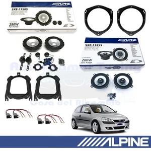 Alpine SXE1750S+SXE1325S Arcas Altavoces Delantero + Post para Opel Corsa 2000> - Imagen 1 de 10