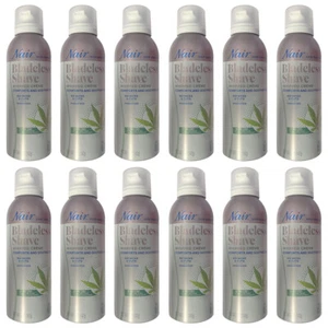 Pack of (12) New NAIRNair Spray Bladeless Shave Whipped Cream Hair Remover, 5 Oz - Picture 1 of 2
