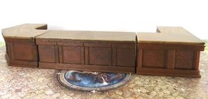 Tavern ~ BAR COUNTER (modular 3 piece) D&D Pathfinder Warlock Tiles miniature - Picture 1 of 7