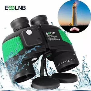 Marine Binoculars with Illuminated Compass Rangefinder 7X50 IPX7 100% Waterproof - Picture 1 of 9