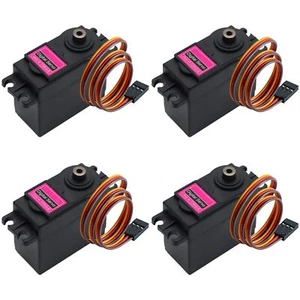 Lot de 4 servomoteurs numériques en métal - 13 kg - Couple haute vitesse - Po... - Photo 1/7