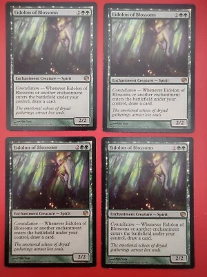 MTG 4X Eidolon Of Blossoms LP Journey Into Nyx 122/165 Magic The Gathering Cards - Image 1 of 4