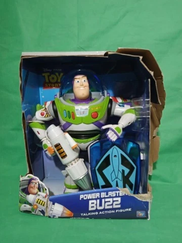 Power Blaster Buzz Lightyear Toy Story Talking Action Figure Thinkway Cover