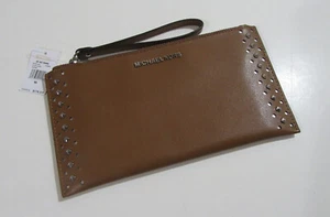 Michael Kors Jet Set Travel Leather Large Zip Clutch Luggage NWT - Picture 1 of 4