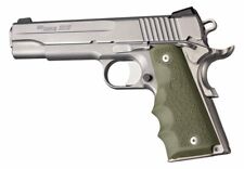 Hogue 1911 Grip-full-size-recoil Absorbing Rubber Pistol Grip-od Green-45001