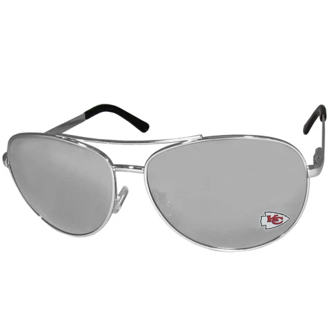 NFL AVIATOR SILVER MIRROR SUNGLASSES - NFL LICENSED- ASSORTED TEAMS Cover