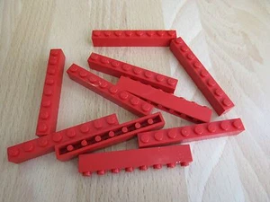 Lego 3008 - 10 x Basic Steine 1 x 8 in rot - Bild 1 von 1