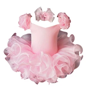 Jenniferwu Baby Toddler Infant Girl Pageant Party Formal Dress Handmade 4T - Picture 1 of 4