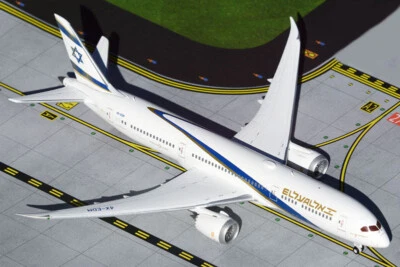 GeminiJets EL AL Jerusalén de Oro Para Boeing 787-9 4X-EDM 1/400 Avión Preconstruido Foto 1 de 4