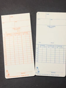 Acroprint ATR121 Zeitkarten - Bild 1 von 2