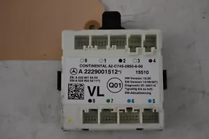 15-20 Mercedes-Benz W205 C300 Front Left Door Control Module OEM A2229001512 - Picture 1 of 4