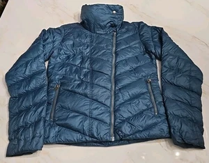 Chaqueta de proa Patagonia para mujer verde azulado plumón de ganso talla pequeña usada en excelente estado - Imagen 1 de 9