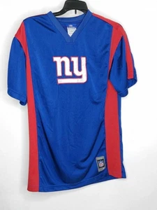 NFL Reebok Youth Boys Jersey Shirt Blue Red NY Size XL 18/20 Polyester Blend - Picture 1 of 4