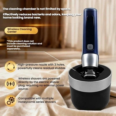 Stazione di pulizia wireless Philips Shaver serie 9000 Dock igienizzante nero - Immagine 1 di 4