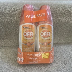 OFF! Family Care Insect Repellent IV Spray Unscented w/ Aloe Vera 2 Pack 6 oz Ea - Picture 1 of 3