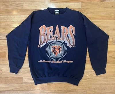 Vintage 1992 Chicago Bears Tultex Sweatshirt Sweater Men’s Size XL - Image 1 of 4
