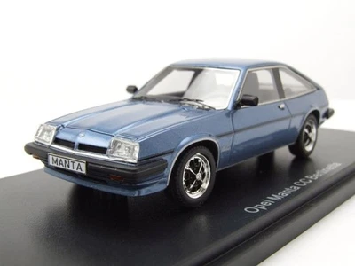 Opel Manta B CC 1980 blau metallic Modellauto 1:43 Neo Scale Models - Bild 1 von 4